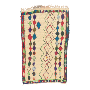 Vintage Azilal Moroccan Rug, 03'11 X 06'02