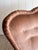 Pink Vintage Blush Velvet Slipper Chair With Pleated Skirt For Sale - Image 8 of 12