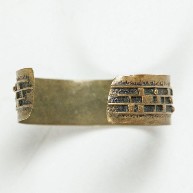Mid-Century Handcrafted Copper Bracelet, 1970s For Sale - Image 6 of 9