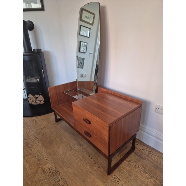 Mid-Century Teak G Plan Quadrille Dressing Table by Roger Bennett for E. Gomme, 1960s For Sale - Image 4 of 12