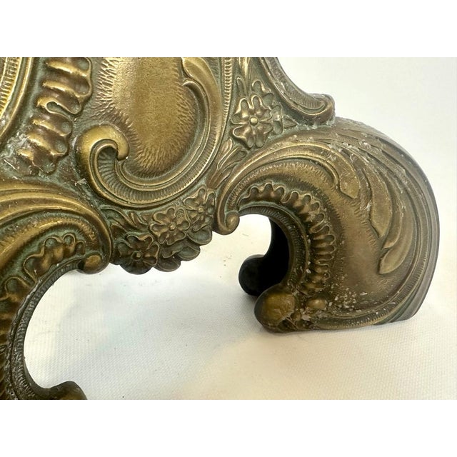 Large French Bronze Altar Candlestick, 19th Century For Sale - Image 13 of 18