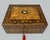 Antique Vintage English Burl Walnut Wooden Marquetry Victorian Jewelry Box 19Ct For Sale - Image 9 of 12