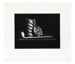 Mario Avati, Maniere Noire a La Montre, Mezzotint