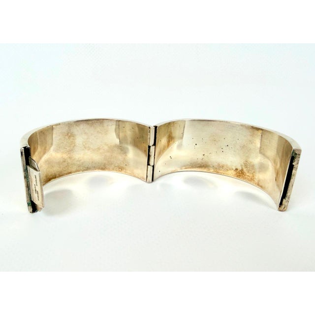 Mid-Century Danish Sterling Silver Bangle Bracelet by Uve Moltke, 1970s, in Very Good conditions. Designed 1970 to 1979...