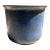 Rare Mid Century Modern Blue Speckled Gainey Planter Pot W Damage Vintage MCM For Sale
