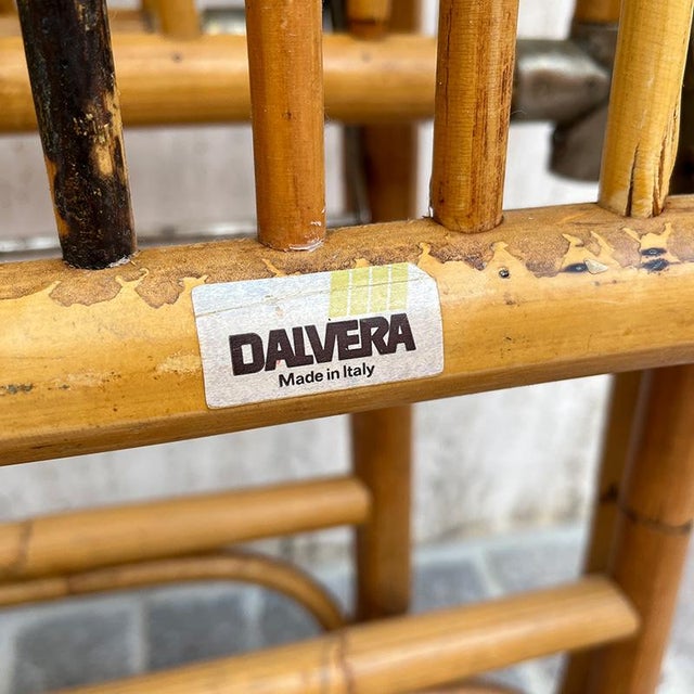 Wood Bamboo Folding Chair from Dal Vera, Italy, 1950s For Sale - Image 7 of 17