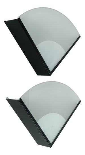 Vintage Triangular Wall Lights, 1980s, Set of 2