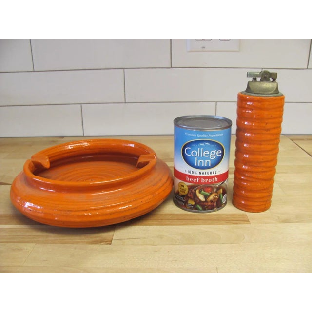 Mid-Century Modern 1960s Rosenthal Netter Bitossi Londi Ashtray & Lighter Set- 2 Pieces For Sale - Image 3 of 11