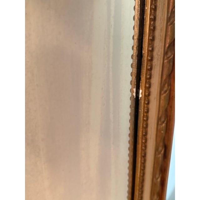 1920s Antique Mary Pickford’s Pickfair Estate Neoclassical French Gilt Trumeau Mirror Old Hollywood Regency For Sale - Image 5 of 12
