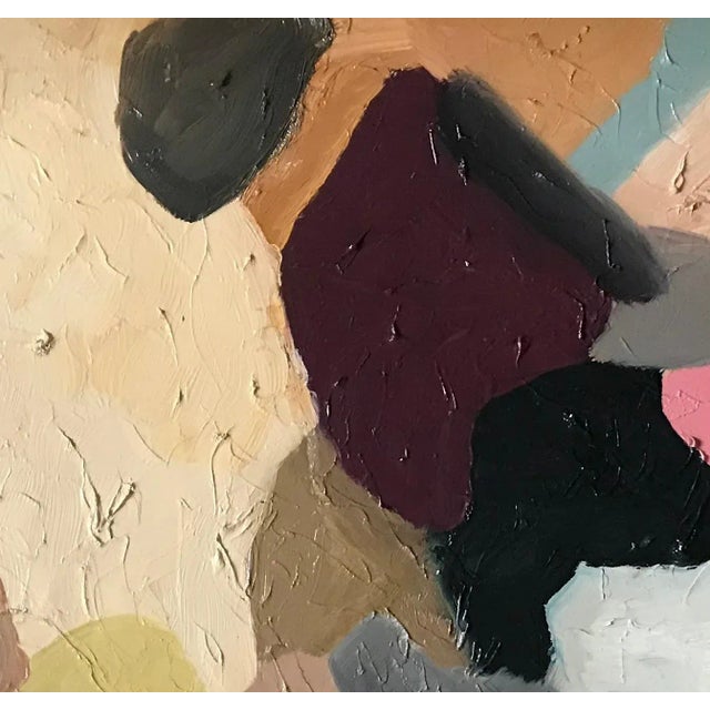 Franz Stirnimann, Composition, Oil on Canvas For Sale - Image 4 of 9