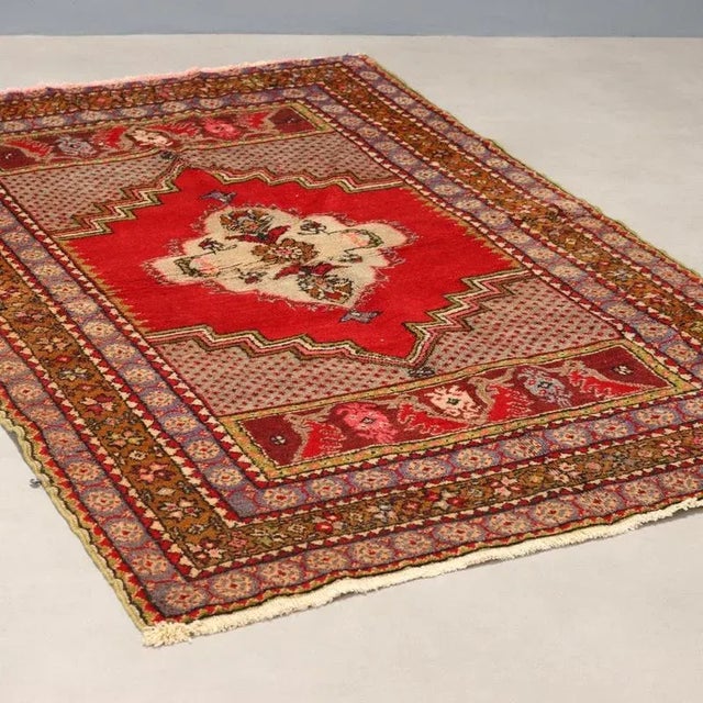 Vintage Turkish Kirsehir Rug For Sale - Image 10 of 10