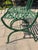 Vintage 1960’s French Green Iron Bistro Folding Garden Chairs - A Pair For Sale - Image 10 of 11