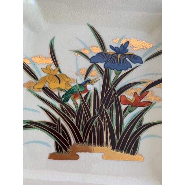 Toyo Vintage Japanese Decorative Porcelain Toyo Plate For Sale - Image 4 of 7