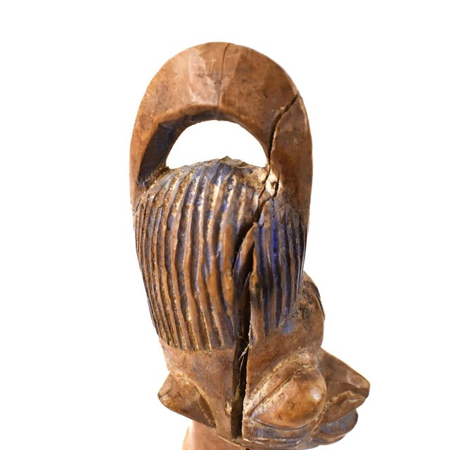 Wood Early 20th Century Yoruba Ibeji Pair of Twin Figures Nigeria For Sale - Image 7 of 7