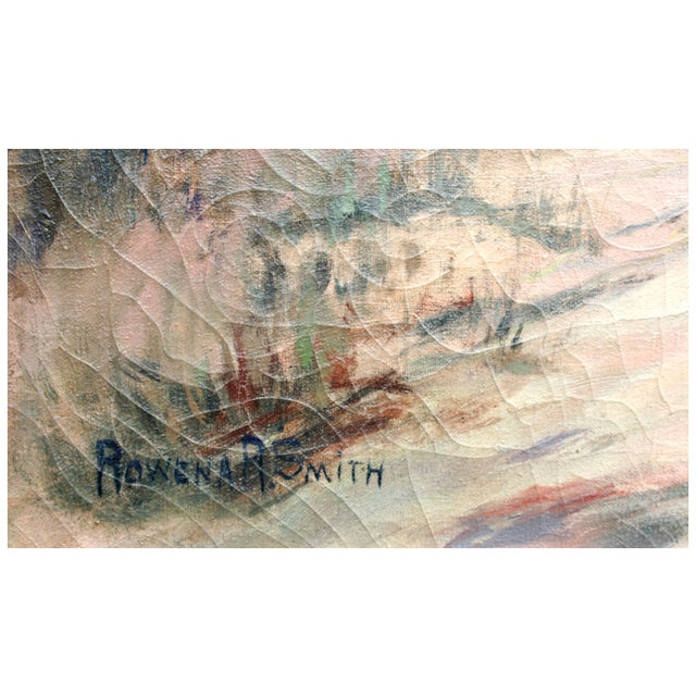 California Landscape Painting, Signed Rowena R. Smith, Circa 1930s by Rowena R. Smith For Sale - Image 4 of 5