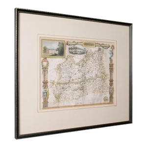 1860's Antique County Map