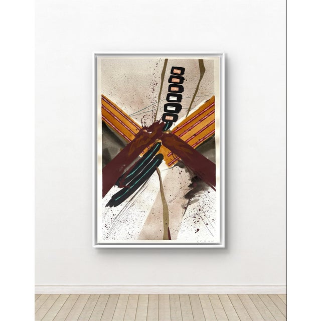 Watercolor acrylic on paper. Beautiful detail signed in pencil. Barbara Beck artist. Beck’s work is inspired by artist...