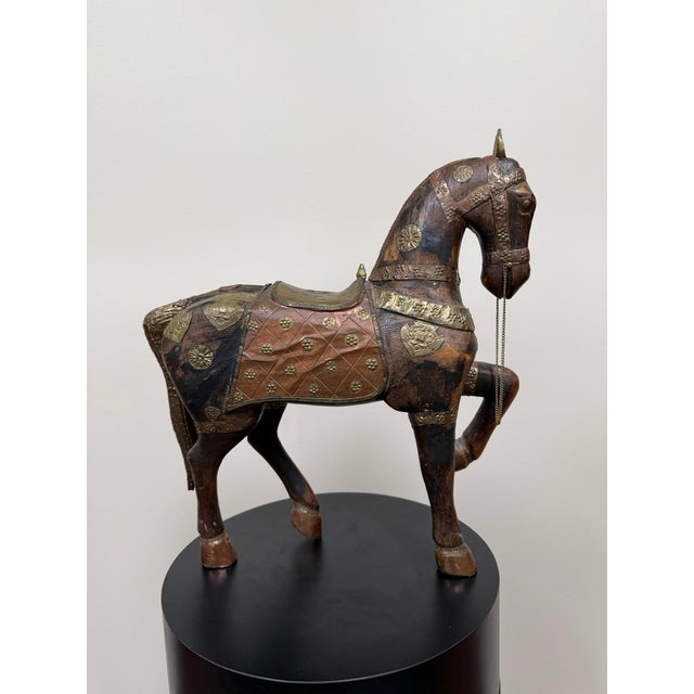 1950s Indian Tang Style Horse Sculpture For Sale - Image 10 of 18