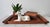 Vintage teak wood tray by B&M. Made in Thailand. Some light age wear. Pictured.