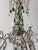 French Maison Baguès Murano Green Drops Beaded Scrolls Chandelier Rare C 1940 For Sale - Image 12 of 18