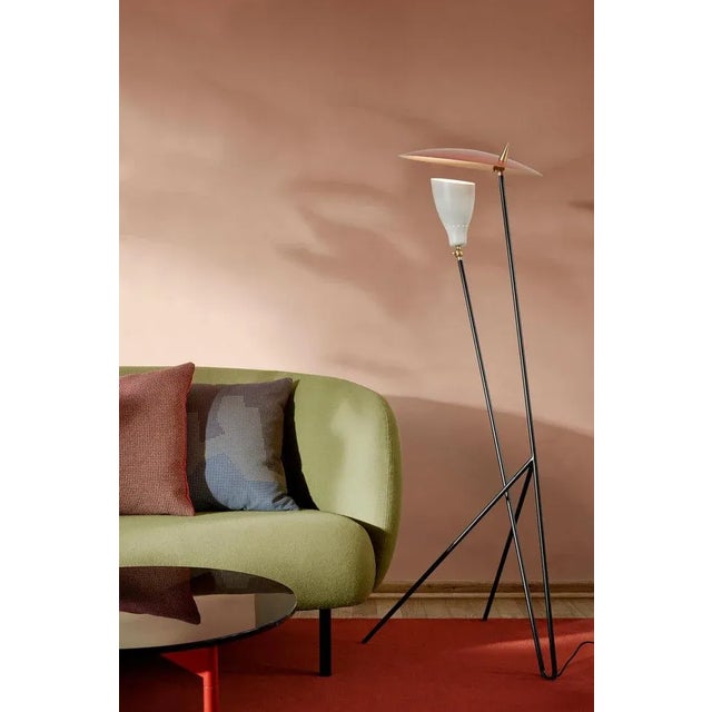 Black Caper Three-Seater in Olive by Warm Nordic For Sale - Image 8 of 11