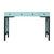 David Francis Chippendale Writing Desk - Turquoise For Sale - Image 4 of 9