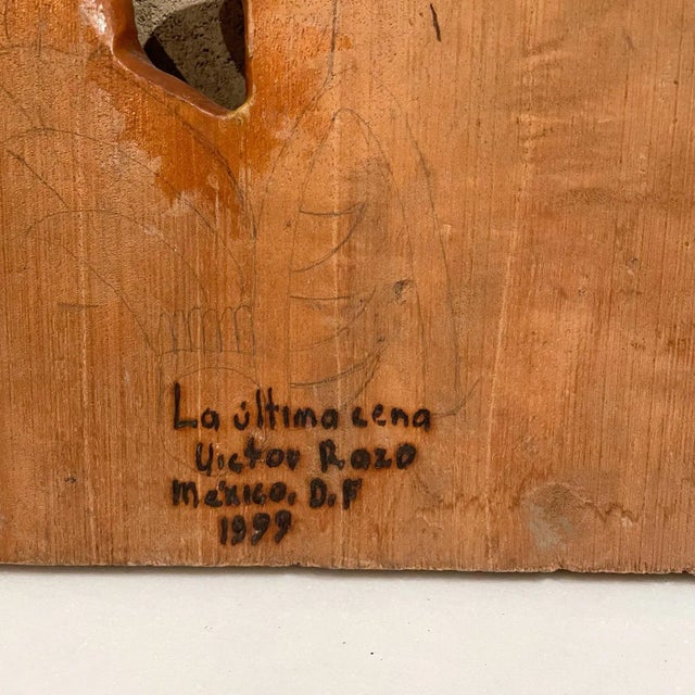1999 Victor Rozo Last Supper Abstract Wood Sculpture Mexico Df For Sale - Image 12 of 12