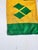Saint Vincent & the Grenadines flag in yellow green and blue. Measures about 12” x 7.25”. Canvas / fabric type material....