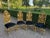 Black 1900 Italian Rococo Gold Beech Black Velvet Dining Chairs - Set of 6 Pc For Sale - Image 8 of 18