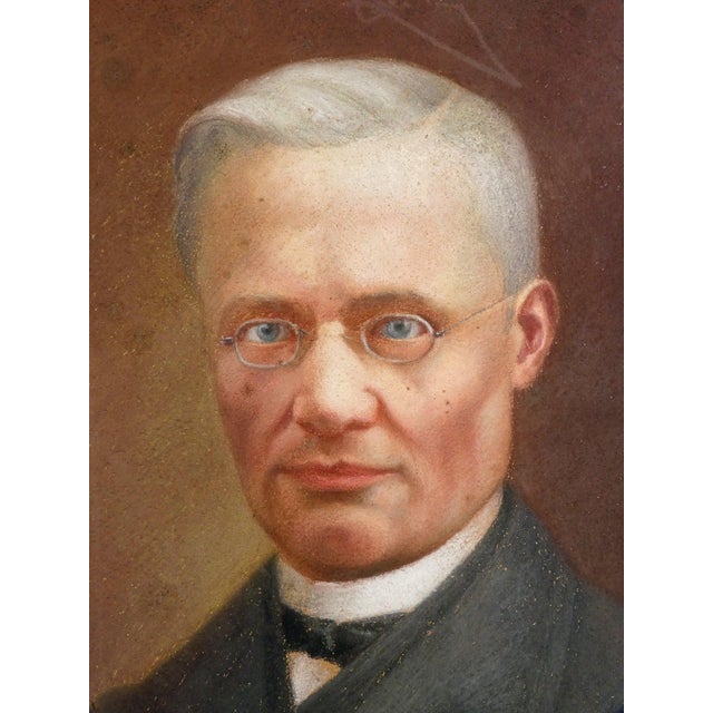 Rosa Catella, Portrait of a Man, 1891, Pastel on Paper, Framed For Sale - Image 12 of 18