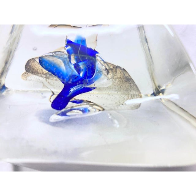 1980s Glass Pyramid Paperweight by Pavel Molnar, 1980s For Sale - Image 5 of 8