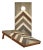 Terra Chevron Mahogany Pathfinder Cornhole Boards For Sale