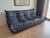 Togo Sofa in Black Leather by Michel Ducaroy for Ligne Roset, in Flawless conditions. Designed 1970 to 1979 This piece has...