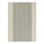 Rug & Kilim’s Contemporary Kilim With Textural Gray and Cream Stripes For Sale
