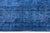 1940s 10x13 Vintage Overdyed Persian Wool Rug - Electric Blue Medallion Hand-Knotted For Sale - Image 5 of 10