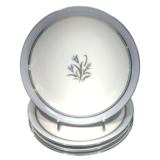 Beautiful vintage Noritake Bluebell #5558 fine china salad plates, offered as a set of four. Made in Japan, this elegant...