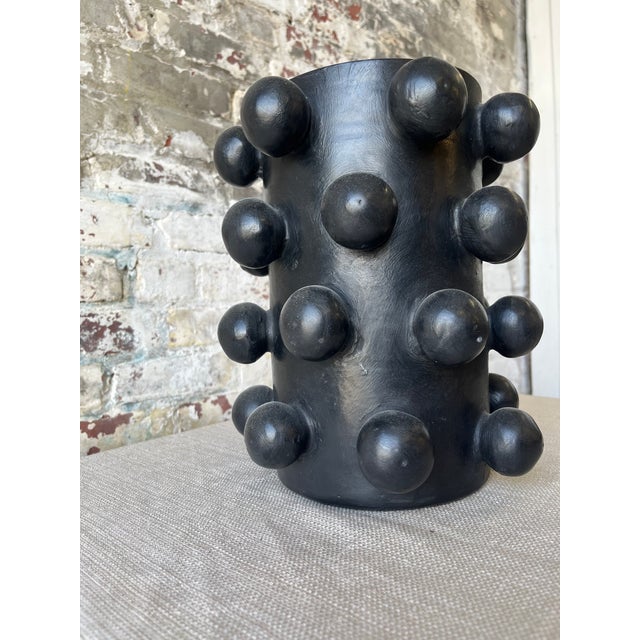 Contemporary Molecule Vase (Black) For Sale - Image 3 of 7