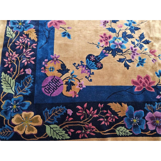 Textile Chinese Art Deco Nichols 1299 For Sale - Image 7 of 11