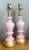 Vintage Pink Murano Blown Glass Table Lamps - Pair For Sale - Image 9 of 12