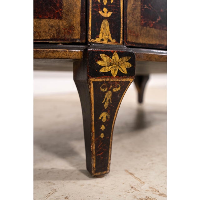 Pair Decorative Crafts Adams Paint Decorated Commodes For Sale - Image 13 of 18