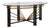 1970 Steel Faux Bamboo and Glass Gilt Coffee Table For Sale