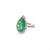 This ring has a Pear Cut Emerald that weighs 4.19 carats. It has 49 Round Cut Diamonds that weigh 0.64 carats. The total...
