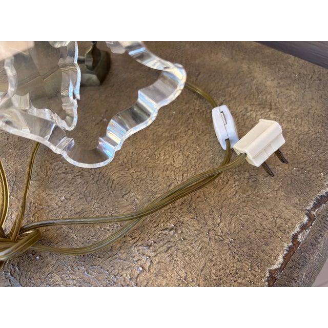 Early 20th Century French Brass & Crystal Six-Light Girandole Lamps - Pair For Sale - Image 17 of 17