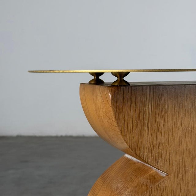 Wood Constantin Side Table attributed to Dino Gavina for Studio Simon, Italy, Late 1970s For Sale - Image 7 of 17