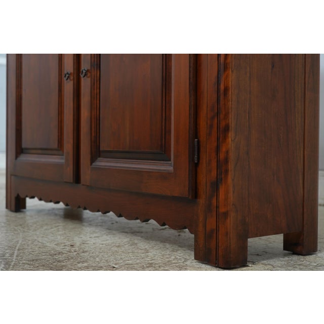 Vintage Cherry 2 Drawer 2 Door Server For Sale - Image 10 of 18