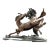 1980s Paul Fairlry Horses Bronze Sculpture Unique For Sale