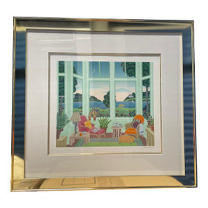 1990s Thomas McKnight, Daydreams at Massachusetts Sunporch Print