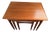 Nesting Tables in Teak, 1950s, Set of 3 For Sale