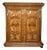 Large Baroque Wardrobe in Oak & Walnut Marquetry, Germany, 1780 For Sale