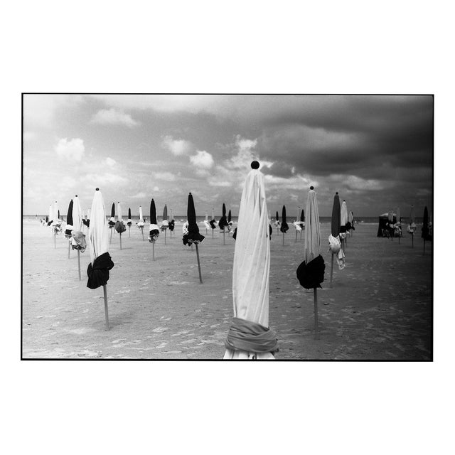 Paul Cooklin, Parasols, Deauville Beach, Edition of 50 For Sale